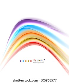 Blurred swirl background vector template