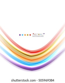 Blurred swirl background vector template