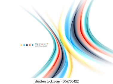 Blurred swirl background vector template