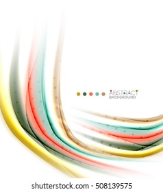 Blurred swirl background vector template