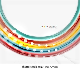 Blurred swirl background vector template