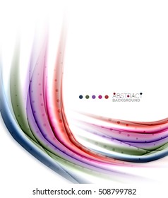 Blurred swirl background vector template