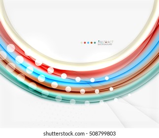 Blurred swirl background vector template