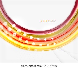 Blurred swirl background vector template