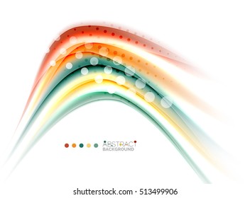 Blurred swirl background vector template