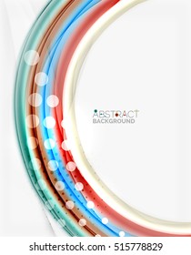 Blurred swirl background vector template