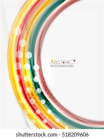 Blurred swirl background vector template