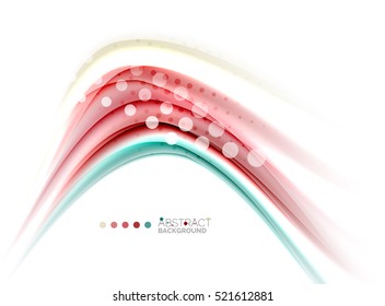 Blurred swirl background vector template
