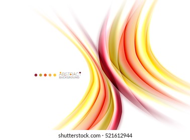 Blurred swirl background vector template