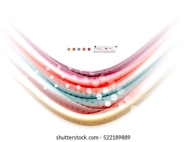Blurred swirl background vector template