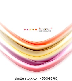 Blurred swirl background vector template