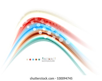 Blurred swirl background vector template