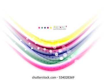 Blurred swirl background vector template