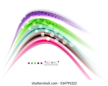 Blurred swirl background vector template