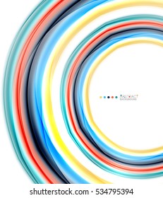Blurred swirl background vector template