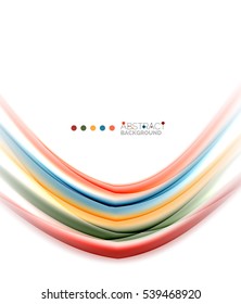 Blurred swirl background vector template