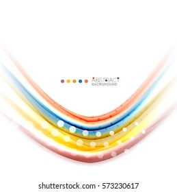 Blurred swirl background vector template