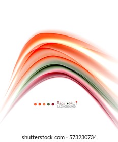 Blurred swirl background vector template