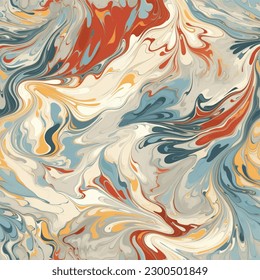 Blurred Swirling Lines Seamless Pattern