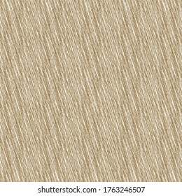 Blurred textured pattern with decorative stripes. Ornamental design made of fine hatching. Beige wallpaper texture.