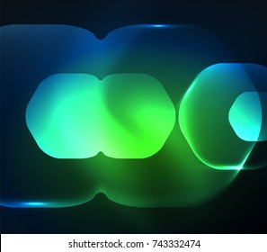 Hexágonos transparentes borrados no fundo abstrato digital escuro. Alta tecnologia moderna negócios ou tecnologia pano de fundo ou papel de parede de apresentação