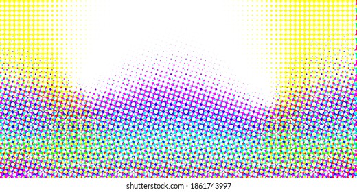 Fondo de tendencia borrosa con modernos tonos de degradado de color abstracto y popular.