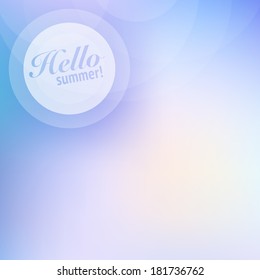 blurred unfocused vector summer billboard summertime texture colourful spring conceptual colorful new modern empty glitter fleece cloudy fancy lighting art ornamental drop letterhead illumination shin