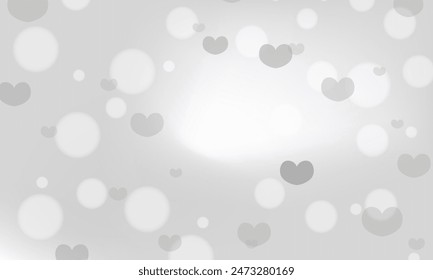 Blurred valentines day background design.