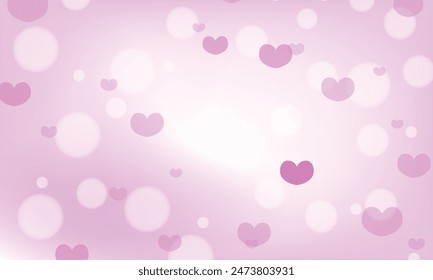 Blurred valentines day background design.