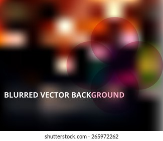 BLURRED VECTOR BACKGROUND