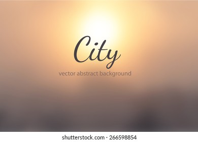 blurred vector urban background