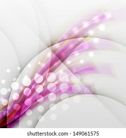 Diseño moderno de ondas vectoriales borrosas
