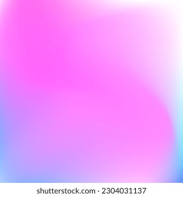 Blurred Vibrant Pastel Multicolor Curve Gradient Backdrop. Colorful Color Sky Neon Wavy Background. Pink Cold Fluid Bright Light Swirl Gradient Mesh. Vivid Dynamic Liquid Water Design Pic.