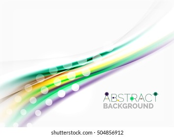 Blurred wave motion, vector background