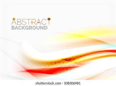 Blurred wave motion, vector background