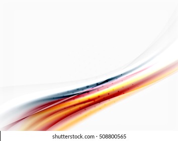Blurred wave motion, vector background