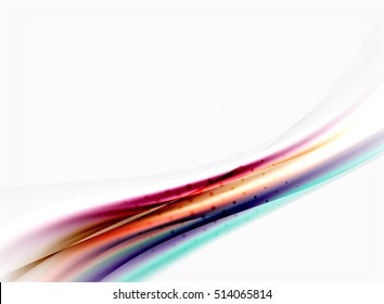 Blurred wave motion, vector background