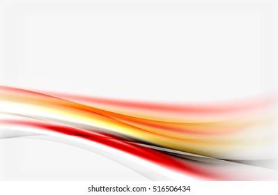 Blurred wave motion, vector background