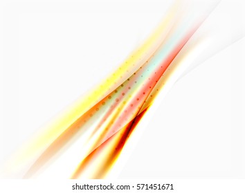 Blurred wave motion, vector background