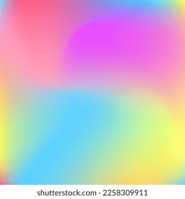 Blurred Wavy Green Blue Blurry Texture. Dynamic Light Purple Water Yellow Background. Curve Rainbow Pink Neon Happy Gradient Background. Fluid Liquid Color Multicolor Pastel Swirl Gradient Mesh.