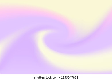 blurred yellow bright and purple colors soft twist wave bright effect for background, illustration gradient in water color art swirl soft and sweet color concept, swirl purple colors wallpaper, vector