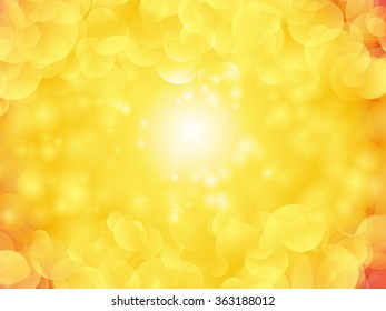 blurred yellow sparkle background