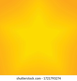 Blurred yellow star vector out of focus design.