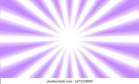 blurred zoom purple white effect colors for comics background, zoom light ray purple brigh shiny star pastel color, shiny purple white color rays burst zoom blur concept, illustration zoom star shine