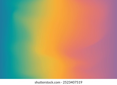 Fondo abstracto de color borroso. Transiciones suaves de colores iridiscentes. Ilustración vectorial para tu Diseño gráfico, Anuncio, póster, tarjeta o Fondo de pantalla