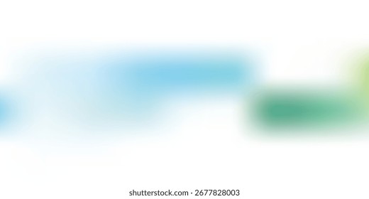 Un fondo abstracto borroso con Gradientes azul claro y verde, creando un efecto suave y difuso.