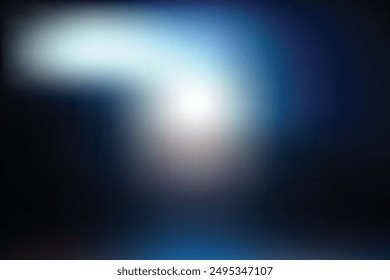 A Blurry Abstract Background With a Symphony in Blue and Black