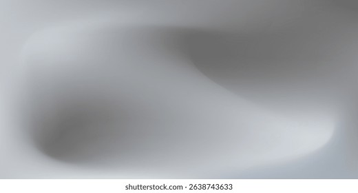 Blurry Abstract Grey and White Gradient Texture. Silver foil background with metal mirror texture. 