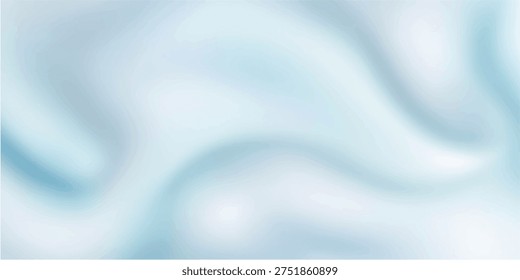 A blurry abstract image featuring soft blue and white hues with gentle, flowing curves and subtle gradient effects
