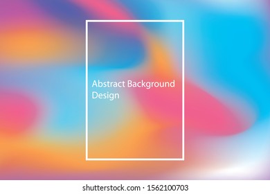 Blurry abstract iridescent holographic foil background, Template for presentation. Cover to web design. Abstract colorful gradient.